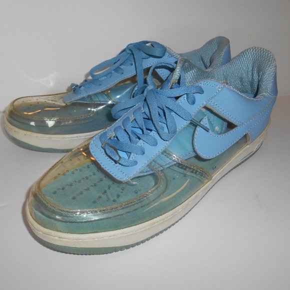 clear air force one shoes